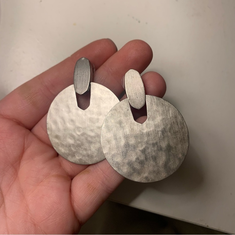 Silver Kendra Scott Diane Earrings (Discontinued)